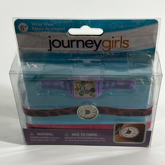 Journey Girls Wrist Band Purple Cheetah - Picture 1 of 9